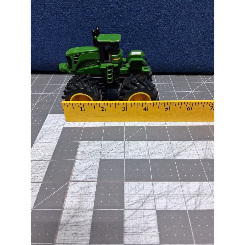 Ertl John Deere Monster Tractor Green Yellow Diecast Toy Oversized Tires - Picture 2 of 9